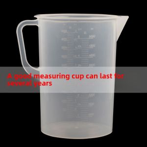 Thickened Premium 5000ml Plastic Graduated Cup Measuring Jug with Scale 5L Capacity Cup for Kitchen Cooking Baking DIY
