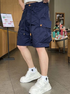 Quần Short Nam Ống Đứng Lưng Giữa Quần Dài Năm Điểm Phong Cách Đường Phố Quần Công Sở Đa Chức Năng Mùa Hè