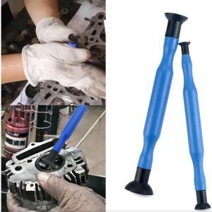 2PCS Valve Lapping Set Rubber Valve Lapping Grinding Stick Control Valve Lapping Compound Kit Engine Valve Auto Motorcycle Tool