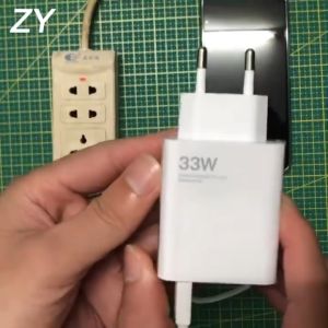 Chuẩn Zin Xiaomi - Bộ Sạc Nhanh Xiaomi Chân Tròn 33W USB Sang Typec  Dùng Cho Các Dòng Máy Chân Cắm Typec - Bảo Hành 1 Năm