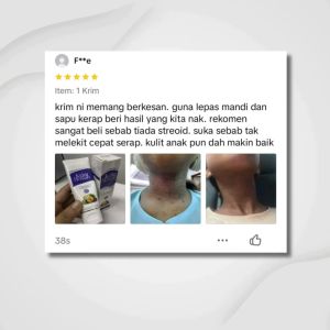 Krim Berkah - Melegakan Eczema/Psiorasis Kurangkan Gatal/Iratasi Lembapkan Lembutkan Kulit Masalah Kulit Sensitif