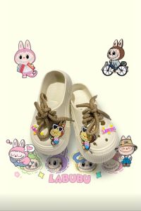 Sandal sepatu labubu trendy anak perempuan sendal sepatu tali labubu best seller