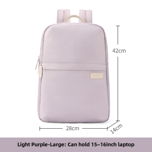 Acxo Oxford Spinning Womens Backpack College Student Computer Bag with Large Capacity Simple Design Lightweight Travel Bag