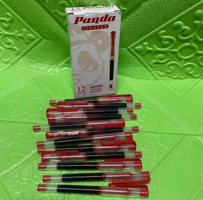 S2500 sign pen Panda pen 12 in 1box