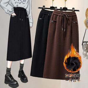 Fall & Winter Fleece-lined Thickened Skirt: Stylish & Comfortable Plus Size Options