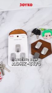 Gantungan Adhesive Hook Tempel Dinding Perekat Joyko ADHK-3170 Stainless Steel