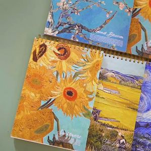 A4/8K Sketch Books Spiral Thick Paper Drawing Sketchbook 40sheets Sketch Pad Art Painting Supplies