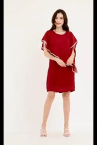 Krizia Overlay Dress with Trimmings