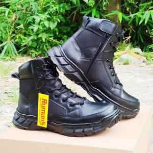 Rumaos zadah02 sepatu PDL/PDH pendek 6inchi outdoor boots kerja pria