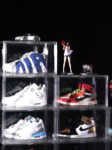 Clear Shoe Box Side Opening or Front Opening / Sneaker Shoe Storage [JBox]