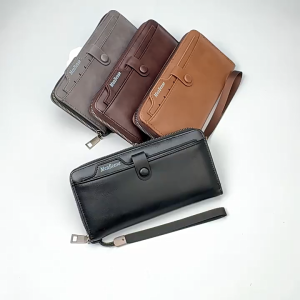 MENSPE Mens Long Wallet Soft PU Long Wallet Multi-Functional Wallet Large Capacity Purse Multi-Card Position ID Credit Cards Holders Coin Pouch PU Leather Coin Bag Business Wallets