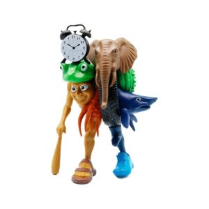 Bandai | Tungtungsahur Sahur Figure Tralalero Tralala Toys Italian Brainrot Figurine Monster Fusion Edition Cartoon Model Ornament Gifts