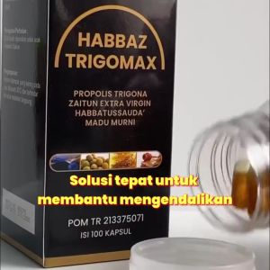 [BPOM] Habbatussauda HABBAZ TRIGOMAX 200 Kapsul - Habatusauda Extra Propolis Trigona Original Asli