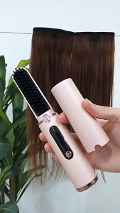 Lược điện không dây chăm sóc tóc suôn mượt tạo kiểu vào nếp nhanh