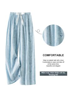 KASIHAN | Summer Thin Cotton Silk Nine-tenths Length Sleep Pants