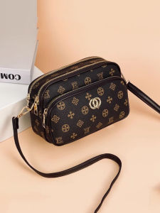 ความจุขนาดใหญ่ นุ่ม หนัง กระเป๋าสะพายข้างสําหรับคุณแม่ที่ทํางานธุรกรรมธุรกิจช้อปปิ้งผักซื้อกระเป๋าเป้สะพายหลังหลายชั้น