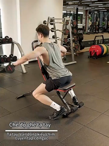 SP5001ghế tập gym tập tạ 11 trong1có thể gấp gọn đa chức năng dùng tại nhà ghế băng tập