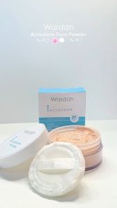 WARDAH ACNEDERM FACE POWDER 20GR / BEDAK TABUR KULIT BERJERAWAT