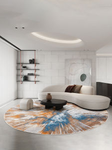 GUZHEN | Luxurious Circular Turkish Carpet for Home