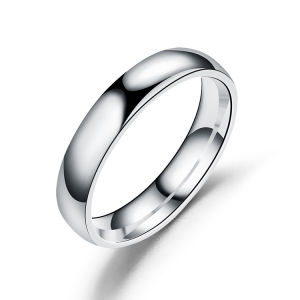 2mm Thin Stainless Steel Rings Rose Gold Fashion Simple Titanium Steel Rings for Women Girl Gifts