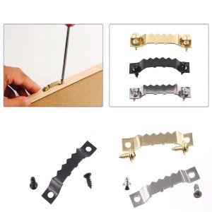 Double-Sided Sawtooth Hanging Flat Head Screw Combination Metal Straight Bar Photo Frame Picture Frame Hook Accessory