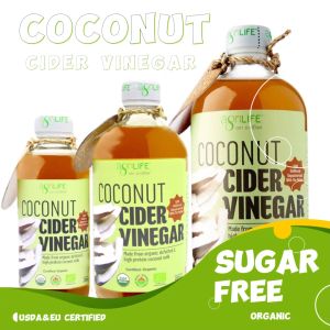 Agrilife CCV KETO น้ำส้มสายชู หมักจากน้ำกะทิ Organic Coconut Cider Vinegar มี 3 ขนาด**จำกัดที่ 1ขวด ต่อ 1 ออเดอร์น่ะคะ่ **
