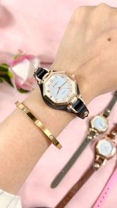 Jam Tangan Wanita Elegan Dengan Desain Unik Dial Bersegi Delapan: Tampilan yang Modern Stylish Tinggi