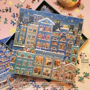 duz | Adult Christmas Crayon Shin-chan Family Photo Puzzle 500 Pieces