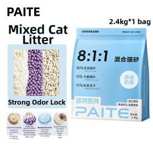 PAITEKAITE | Blue Flower Scented Odor Control Dust Suppression Cat Litter 10kg