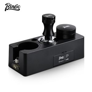 BINCOO Coffee Tamper Set Pressing Powder Base Portafilter Powder Distributor Pressing Powder Hammer Set Coffee Machine Handle Pressing Storage Rack 51/58mm Universal