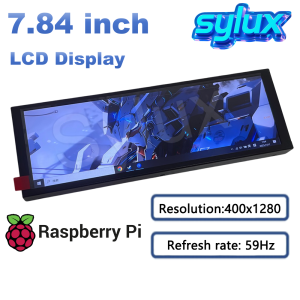 7.84 Inch LCD Display 1280x400 Screen HDMI For Raspberry Pi / PC Case / Aida64 Second Monitor