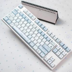 Cartoon Anime Cute Cherry Profile PBT Keycaps for Cherry MX Switches Mechanical Gamer Keyboard 61/68/87/104/108