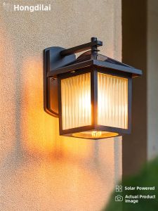 HONGDILAI | Solar Waterproof Outdoor Wall Light
