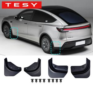 Wheel Fender Mudflaps For Tesla Model Y L YL 2026 LWB Long Wheelbase Exterior Upgrade Protective Splash Guards Set 4PCS