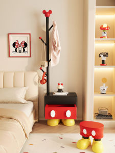 RUIDEDAN | Creative Coat Rack and Nightstand Organizer Freestanding Floor Unit