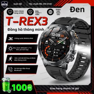 GUHUAVMI | Đồng Hồ Thông Minh Pro SmartWatch 1.7" AMOLED Dual-Band AGPS 10ATM 1000mAh Thiết Bị Theo Dõi Thể Dục Ngoài Trời Chống Nước Dành Cho Quân Đội Bơi Lội Và Chạy Bộ Với GPS Qua Điện Thoại Thông Minh
