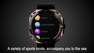 Đồng hồ thông minh GT 5 1.5 inch IPS Góc nhìn đầy đủ Màn hình màu Trò chuyện GPT Compass Bus Code Kiểm soát truy cập NFC GPS AI Voice Assistant Cuộc gọi Bluetooth Phát nhạc Bluetooth Theo dõi sức khỏe Thời tiết Chế độ đa thể thao Đồng hồ