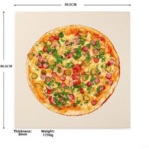 DIHUANTUO | Electric Oven Compatible Pizza Stone 30.5x30.5cm