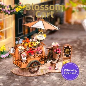 Rolife | Floral Carriage 3D Wooden Puzzle Model Adult Craft