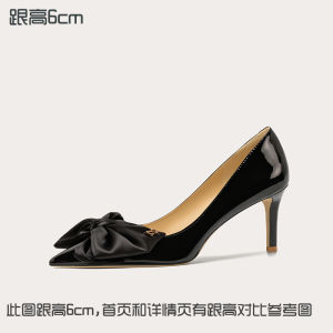 Lily Wei Early Autumn Small Size High Heels 313233 Stiletto Heel Plus Size Womens Shoes 41-43 Pointed-Toe Bowknot Flats
