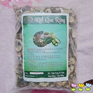 KHỔ QUA RỪNG SẤY KHÔ LÂM ĐỒNG (500G) GIÚP ĐẸP DA THANH NHIỆT.