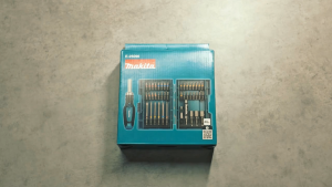 Makita E-25096 44pc Screwdriver Bit Set Ratchet Handle Professional Repair Tool Kit for Home Fix DIY