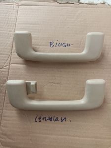 Handle Dalam Atas Hangrid Toyota Innova Fortuner Hilux dia meter jarak lobang baut 16 cm