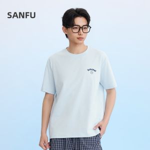 SANFU | Summer Mens Cartoon Print T-Shirt Loose Fit