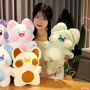 SKISOPGO Cute Kitten DuDu Cat Plush Doll Kids Toy Fluffy Doll Plushie Pillow Friends Girl Birthday Gifts