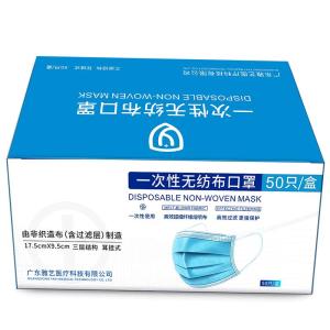 Triple-layer Breathable Disposable Masks 50 Pieces