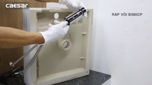 Vòi rửa tay Nóng Lạnh chính hãng CAESAR B380C ( Không bao gồm bộ xi phông xả nước thải)