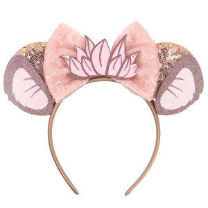 Herocross | 1pc Sweet Minnie Mouse Ear Hairband Sparkle Bow Cartoon Disney Princess Headband for Party Performances Wearing Hair Accessories
