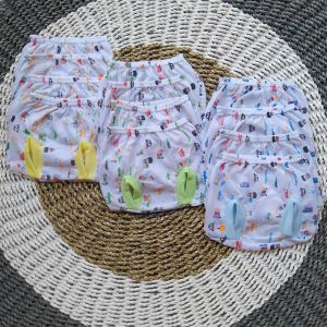 Celana Pop Kacamata Bayi Full Print Putih 0-3 Bulan