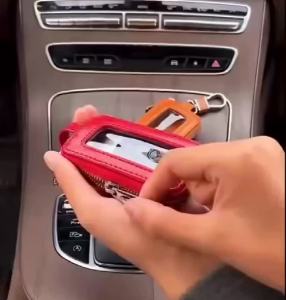 Key Protective Case Men Women KeyChain Key Storage Bag For Toyota Alphard Crown Vellfire Car Accessories 2026 New